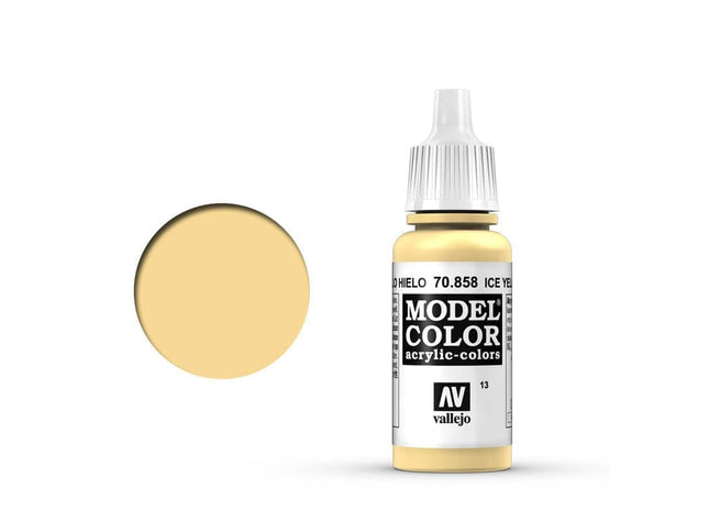 Gamers Guild AZ Vallejo Vallejo: Model Color 70.858 - Ice Yellow HobbyTyme