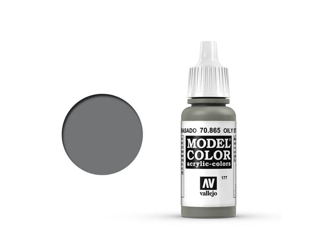 Gamers Guild AZ Vallejo Vallejo: Model Color 70.865 Oily Steel HobbyTyme