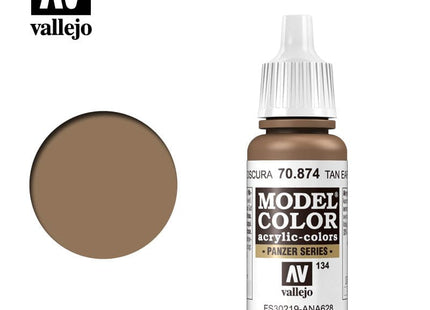 Gamers Guild AZ Vallejo Vallejo: Model Color 70.874 Tan Earth HobbyTyme