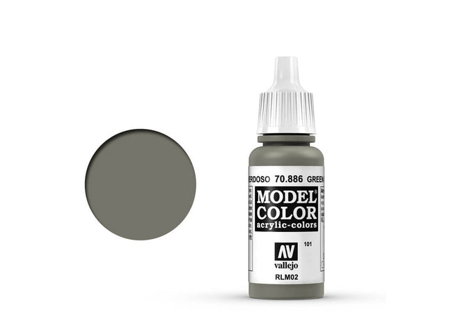 Gamers Guild AZ Vallejo Vallejo: Model Color 70.886 - Green Grey HobbyTyme