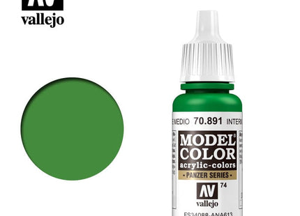 Gamers Guild AZ Vallejo Vallejo: Model Color 70.891 Intermediate Green HobbyTyme