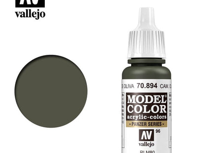 Gamers Guild AZ Vallejo Vallejo: Model Color 70.894 Camouflage Olive Green HobbyTyme