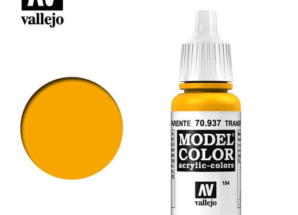 Gamers Guild AZ Vallejo Vallejo: Model Color 70.937 Transparent Yellow HobbyTyme
