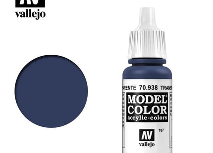 Gamers Guild AZ Vallejo Vallejo: Model Color 70.938 Transparent Blue HobbyTyme