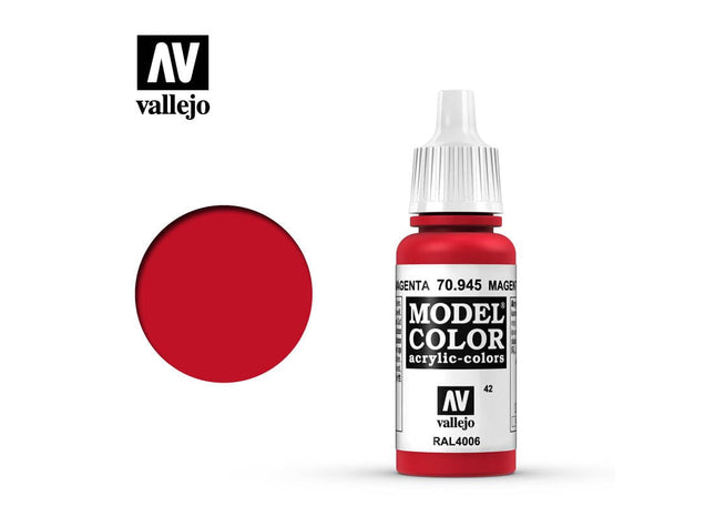 Gamers Guild AZ Vallejo Vallejo: Model Color 70.945 Magenta HobbyTyme
