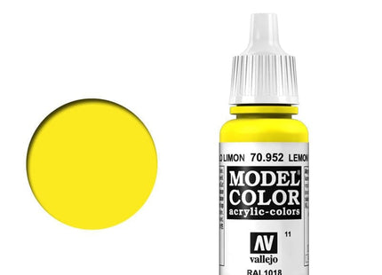 Gamers Guild AZ Vallejo Vallejo: Model Color 70.952 Lemon Yellow HobbyTyme