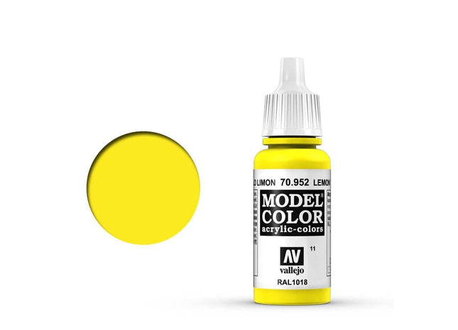 Gamers Guild AZ Vallejo Vallejo: Model Color 70.952 Lemon Yellow HobbyTyme