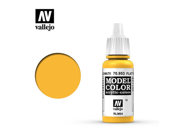 Gamers Guild AZ Vallejo Vallejo: Model Color 70.953 Flat Yellow HobbyTyme