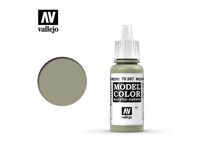 Gamers Guild AZ Vallejo Vallejo: Model Color 70.987 Medium Grey HobbyTyme