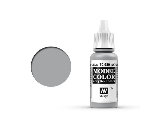 Gamers Guild AZ Vallejo Vallejo: Model Color 70.989 Sky Grey HobbyTyme