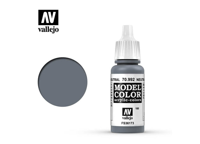 Gamers Guild AZ Vallejo Vallejo: Model Color 70.992 Neutral Grey HobbyTyme