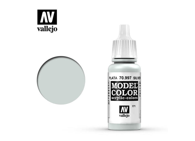 Gamers Guild AZ Vallejo Vallejo: Model Color 70.997 Silver HobbyTyme