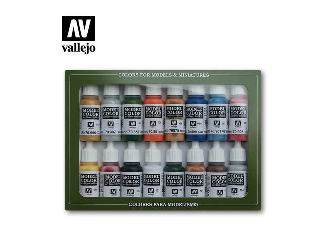 Gamers Guild AZ Vallejo Vallejo Model Color Set: 70.101 Folkstone Basics HobbyTyme