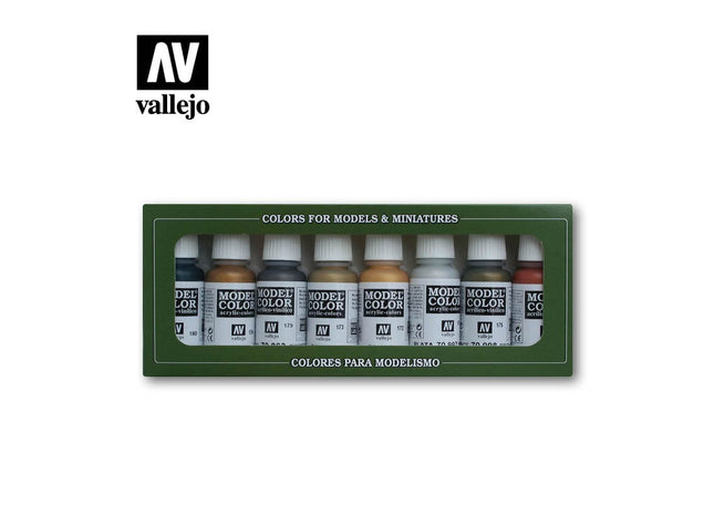 Gamers Guild AZ Vallejo Vallejo Model Color Set: 70.118 Metallic Colors HobbyTyme