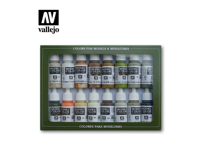 Gamers Guild AZ Vallejo Vallejo Model Color Set: 70.141 Earth Tones HobbyTyme