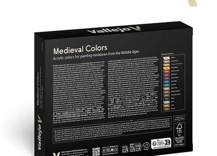 Gamers Guild AZ Vallejo Vallejo Model Color Set: 70.142 - Medieval Colors Discontinue