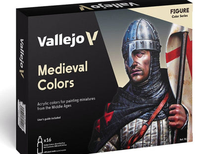Gamers Guild AZ Vallejo Vallejo Model Color Set: 70.142 - Medieval Colors Discontinue