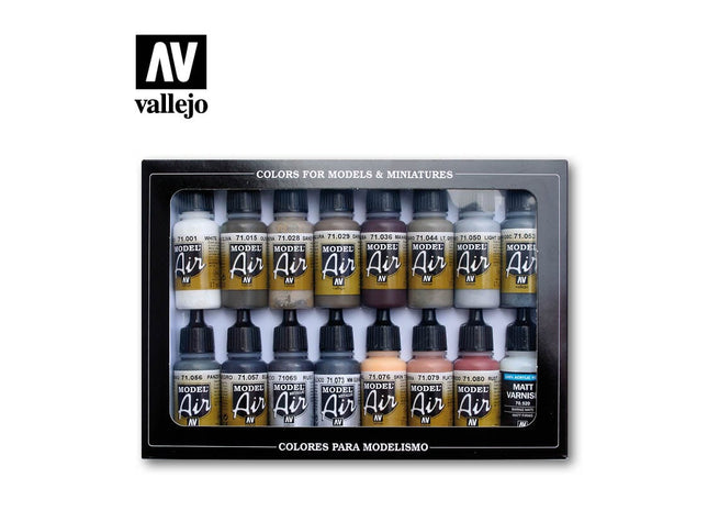 Gamers Guild AZ Vallejo Vallejo Model Color Set: 71.194 Weathering Colors HobbyTyme