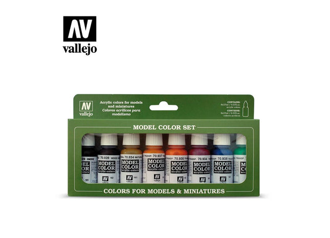 Gamers Guild AZ Vallejo Vallejo Panzer Aces Set: 70.136 Transparent Colors HobbyTyme