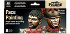 Gamers Guild AZ Vallejo Vallejo Set: 70.119 Face Painting Set 8 Colors HobbyTyme