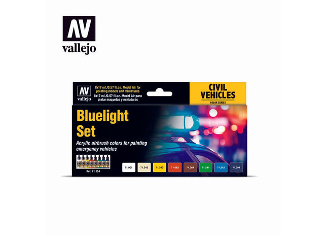 Gamers Guild AZ Vallejo Vallejo Set: 71.154 Bluelight Set HobbyTyme