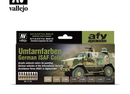 Gamers Guild AZ Vallejo Vallejo Set:  71.159 Umtarnfarben German ISAF Colors HobbyTyme