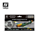 Gamers Guild AZ Vallejo Vallejo Set: 71.165  Air War - Luftwaffe colors pre-war to 1941 HobbyTyme