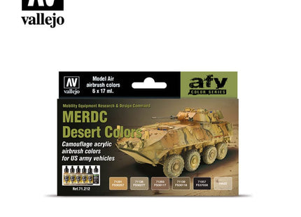 Gamers Guild AZ Vallejo Vallejo Set: 71.212 MERDC Desert Colors HobbyTyme