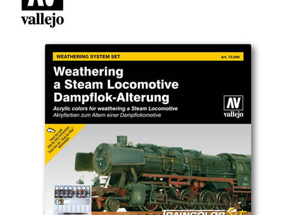 Gamers Guild AZ Vallejo Vallejo Set: 73.099 Weathering a Steam Locomotive Dampflok-Alterung HobbyTyme