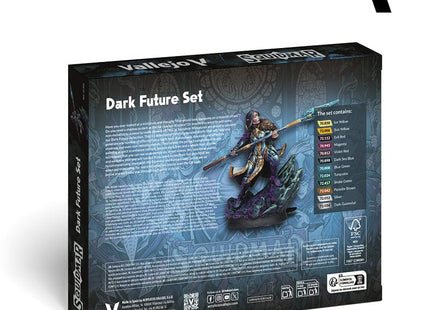 Gamers Guild AZ Vallejo Vallejo: Squidmar Miniatures Paint - Dark Future Paint Set AGD