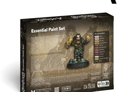 Gamers Guild AZ Vallejo Vallejo: Squidmar Miniatures Paint - Essential Paint Set AGD