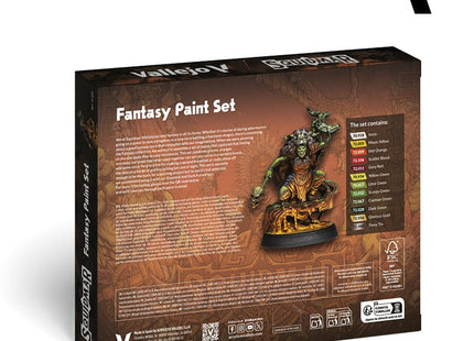 Gamers Guild AZ Vallejo Vallejo: Squidmar Miniatures Paint - Fantasy Paint Set AGD