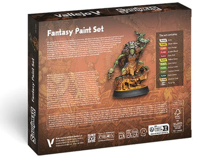 Gamers Guild AZ Vallejo Vallejo: Squidmar Miniatures Paint: Fantasy Paint Set (Pre-Order) AGD