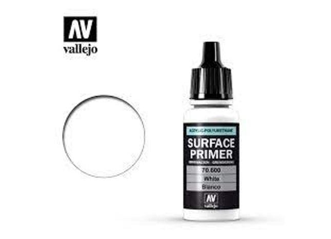 Gamers Guild AZ Vallejo Vallejo: Surface Primer 70.600 White HobbyTyme