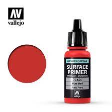 Gamers Guild AZ Vallejo Vallejo: Surface Primer 70.624 Pure Red HobbyTyme