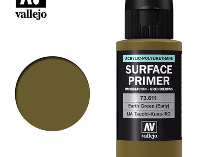 Gamers Guild AZ Vallejo Vallejo: Surface Primer 73.611 Earth Green 60ml HobbyTyme