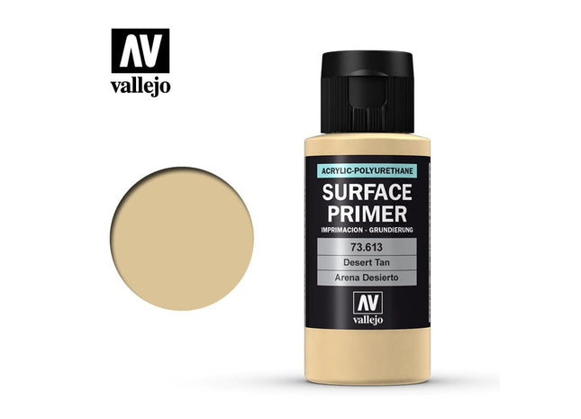 Gamers Guild AZ Vallejo Vallejo: Surface Primer 73.613 Desert Tan 60ml HobbyTyme