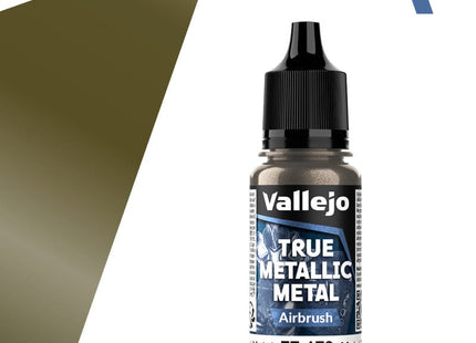 Gamers Guild AZ Vallejo Vallejo True Metallic Metal (Airbrush): Aged Metal (18 ml) (Pre-Order) AGD