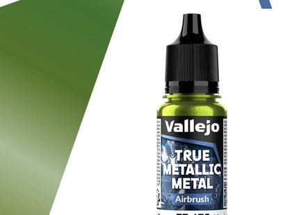 Gamers Guild AZ Vallejo Vallejo True Metallic Metal (Airbrush): Amber Green (18 ml) (Pre-Order) AGD