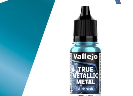Gamers Guild AZ Vallejo Vallejo True Metallic Metal (Airbrush): Hydra Turquoise (18 ml) (Pre-Order) AGD