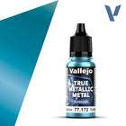 Gamers Guild AZ Vallejo Vallejo True Metallic Metal (Airbrush): Hydra Turquoise (18 ml) (Pre-Order) AGD