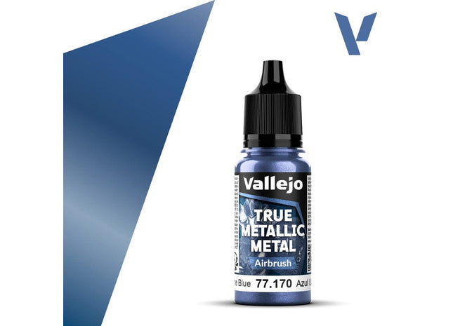 Gamers Guild AZ Vallejo Vallejo True Metallic Metal (Airbrush): Ultramarine Blue (18 ml) (Pre-Order) AGD