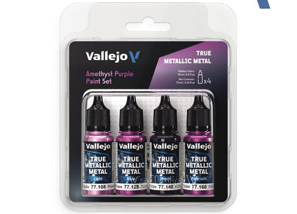 Gamers Guild AZ Vallejo Vallejo True Metallic Metal: Amethyst Purple (4 Color Set) (Pre-Order) AGD