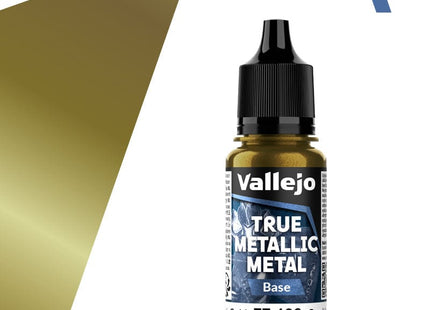 Gamers Guild AZ Vallejo Vallejo True Metallic Metal (Base): Greenish Gold (18 ml) (Pre-Order) AGD