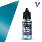 Gamers Guild AZ Vallejo Vallejo True Metallic Metal (Base): Hydra Turquoise (18 ml) (Pre-Order) AGD