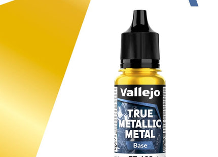 Gamers Guild AZ Vallejo Vallejo True Metallic Metal (Base): Radiant Yellow (18 ml) (Pre-Order) AGD