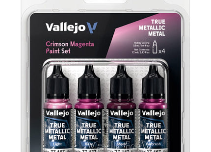 Gamers Guild AZ Vallejo Vallejo: True Metallic Metal - Crimson Magenta Color Set (Pre-Order) ACD Distribution