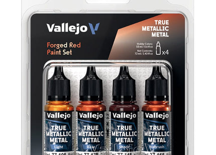 Gamers Guild AZ Vallejo Vallejo: True Metallic Metal - Forged Red Color Set (Pre-Order) ACD Distribution