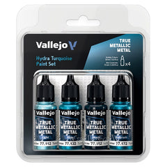 Gamers Guild AZ Vallejo Vallejo: True Metallic Metal - Hydra Turquoise Color Set (Pre-Order) ACD Distribution