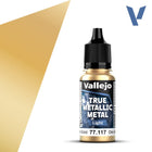 Gamers Guild AZ Vallejo Vallejo True Metallic Metal (Light): Arcane Gold (18 ml) (Pre-Order) AGD